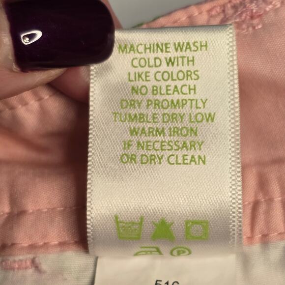 Lilly Pulitzer The Callahan Shorts Womens 0 Pink/Green Butterfly Floral Print - Picture 6 of 10